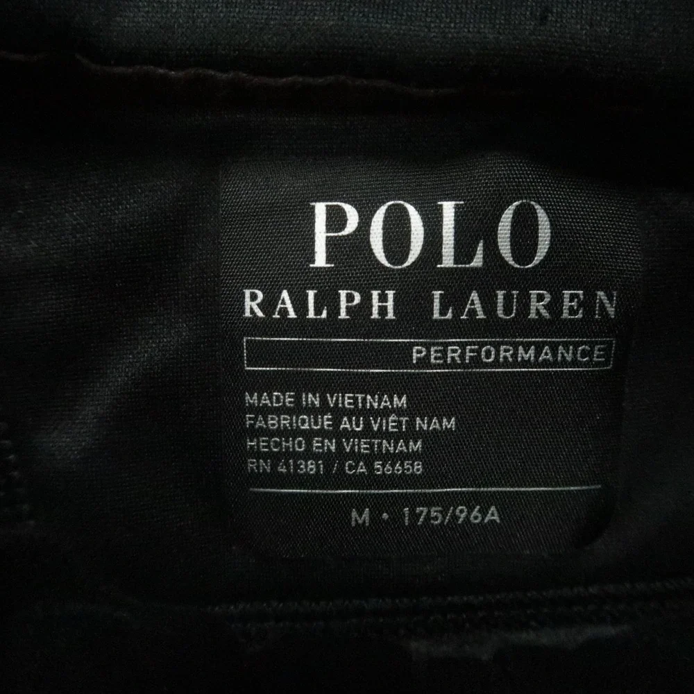 Polo Ralph Lauren Vest Mens Medium Gray Performance Fleece Full Zip Pockets‎